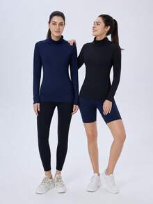 OKP 3-Piece Women's Sun Protection Hooded Long Sleeve Shirt With Mask, UPF50+ Quick-Dry Lightweight Outdoor Running Fishing Hiking Anti-Abrasion Jacket - Multicolor - View 4