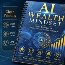 Panduan Kreatif Penghasilan Online ChatGPT AI, Sampul Robot Futuristik, Buku Panduan Inspirasi untuk Kreator, Pelajar, dan Pekerja Digital, Buku Catatan Hardcover Penghasilan Sampingan ChatGPT AI, Sampul Robot Dolar Gaya Teknologi, Tutorial Monetisasi Usaha Sampingan Online, Perencana Kekayaan Kewirausahaan Bisnis, Hardcover Laminasi Matte, Tahan Air, Tahan Gores, Tebal, Tidak Luntur - B-Berwarna-warni - View 6