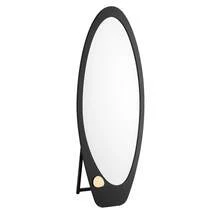 60*160cm Irregular Oval Full Length Mirror, Freestanding & Wall Mounted Dressing Mirror With MDF Frame, Decorative Full Body Mirror For Bedroom Entryway, Random Color Shipment - 60*160cm - View 6