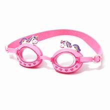 Children's Unicorn Swimming Goggles, Girls' Cartoon Swim Goggles With Adjustable Strap, High-Definition Transparent Lens, Pool Beach Water Play Training Equipment - Baby Pink - View 6
