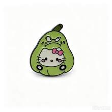 SANRIO 1件裝可愛卡通三麗鷗胸針，萬聖節與聖誕節金屬徽章，Hello Kitty 胸針，軟萌甜美貓咪合金包包飾品針 - 彩色 - 查看 15
