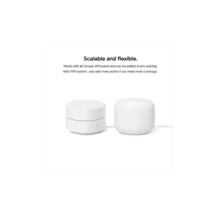 Google - Wi-Fi - Mesh Router (AC1200) I Color - White - White - View 6