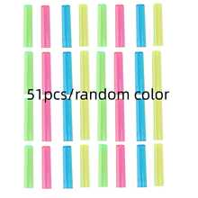 51pcs Anti-Break Pencil Protectors, 2B Lead Core Protective Caps, Random Color, Prevent Lead Core Breakage, Perfect For Students And Artists - One Size Fits All - View 8