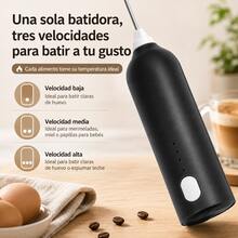 Espumador de Leche Eléctrico Inalámbrico Recargable, Batidor de Mano Mini para Café, Capuchino, Latte y Bebidas - Ver 6