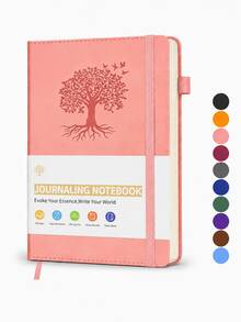 Premium Leather Notebook, Lined Paper, A5 Size, Suitable For Work, Notes, Business, Travel, Daily Journaling, 200 Pages 100gsm Inner Paper (5.9" X 8.4") Back To School Supplies - A - View 2