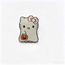 SANRIO 1件可愛卡通三麗鷗胸針，萬聖節與聖誕節金屬徽章，Hello Kitty胸針，柔和甜美貓咪合金包包配件針 - 彩色 - 查看 14