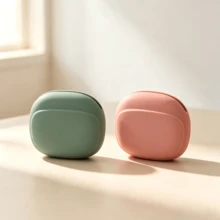 Silicone Soft Shell Earphone Storage Bag, Earbud Storage Pouch, Travel Essential, Travel Accessory, Charger Storage Bag, Office Essential, Data Cable Storage Bag, Electronic Cable Organizer, Lightweight, Large Capacity, Portable Accessory - Multicolor - View 16