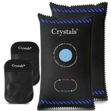 Crystals Reusable Car Dehumidifier Gel Bags 500g – Moisture Absorber - Black - 2 - View 1