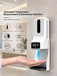 Sanitizing Gel Dispenser With Thermometer K9 Pro Kit - White - View 5