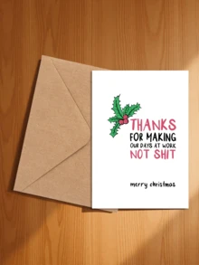 1pc Fun Rudolph Christmas Card (With Envelope) - Perfect Gift For Friends, Family And Colleagues - A Unique Holiday Greeting Gift - C - View 13