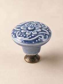 1/2/4/6/8/10/12/15/20pcs 1-2/5 Inch Ceramic Cabinet Knobs, Suitable For Drawers, Dressers, Round Dresser Knobs, Drawer Knobs, Home Furniture Decor Ceramic Knobs, Includes Screws - single hole - View 11