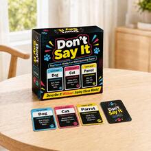 Pet-Themed Taboo Word Guessing Card Game, Limited-Time Description Avoidance Challenge, Pet Word Cards, Family Gathering Friends Party Game Night Interactive Educational Game - Multicolor - View 7