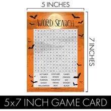 30Pcs Halloween Games Pack, Word Search And Picture Match | Dual-Sided Cards, 5" X 7", Answer Keys Included, Fall Party Theme Activity - View 7