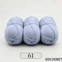 EDCUEBE7 Mixed Color 5-Ply Milk Yarn, Common Colors, Suitable For Crochet - Applicable For Mats, Carpets, Clothes, Scarves And Beginner DIY Projects - 50g Milk Cotton - View 53