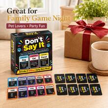 Pet-Themed Taboo Word Guessing Card Game, Limited-Time Description Avoidance Challenge, Pet Word Cards, Family Gathering Friends Party Game Night Interactive Educational Game - Multicolor - View 4