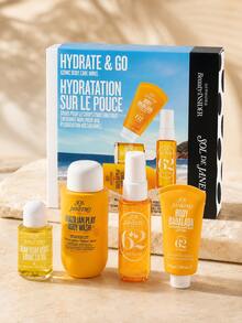 Sol Hydrate & Go Mini Body Care 4 Piece Set,Brazilian Play Body Wash 3 Fl.Oz,Bum Bum Body Firmeza Oil 0.4 Fl.Oz,Body Badalada Vitamin - Infused Lotion,Cheirosa 62 Perfume Mist 1 Fl.Oz - 62號洗護四件套 - 查看 1
