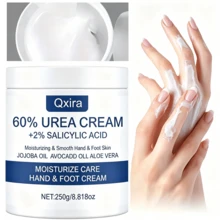 Qxira Krim Perawatan Tangan & Kaki Urea, Melembapkan & Menghidrasi, Cocok untuk Kulit Kering Kasar, Mengembalikan Kulit Halus Lembut, Hidrasi Instan untuk Kulit Pecah-pecah, Kaya Konsentrasi Tinggi Urea - 250g - View 1