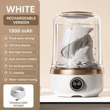 2L Mini Washing Machine, Underwear Washing Machine, Mini Underwear & Socks 2-In-1 Washing Machine, Small Underwear Washing Cup, Suitable For Dorm, Apartment, Camping, Hotel Washing Underwear And Socks - Multicolor - View 11