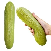 1pc Trending Viral Oversized Realistic Pickle Maltose Filled Toy, Stretchable Soft Stress Relief Squeeze Toy, Funny Novelty Sensory Toy For Adults, Desktop Decor & Birthday Surprise Gift - Multicolor - View 1