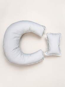 2pcs Newborn Photography Props Support Positioning Leather Pillows, Photography Studio And Home Shooting Accessories, Baby Birth Commemorative Posing DIY Styling Mat, Can Be Used With Background Cloth, Milestone Portrait For Boys And Girls - White - View 12