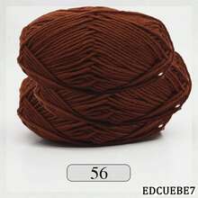 EDCUEBE7 Mixed Color 5-Ply Milk Yarn, Common Colors, Suitable For Crochet - Applicable For Mats, Carpets, Clothes, Scarves And Beginner DIY Projects - 50g Milk Cotton - View 70