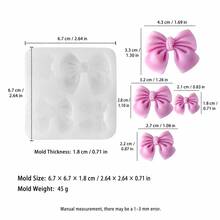 Multi-Style Bow Silicone Accessory Molds, Including Various Sizes And Shapes Of 3D Bows. Soft And Full Lines, Easy Demolding. Mainly Used As Embedded Decorations For Aromatherapy Candles, Handmade Soaps, Resin Accessories. Versatile Christmas Decorative Elements, Can Be Paired With Christmas Trees, Snowmen, Cylindrical Candles And Other Christmas-Themed Combinations - Bow Silicone Mold - View 14