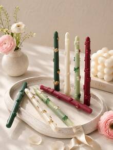 Long Stem Candle Silicone Mold, Straight Tapered Candle Holder Shape, Perfect For Decorative Dinner Candles, Wedding Centerpieces And Christmas Candle Making - Long Taper Candle Silicone Mold - View 5
