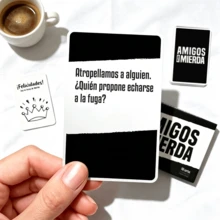Amigos De Mierda Card Game – 110 Fun Scenario & Voting Question Cards For Adult Parties, Family Game Night & Social Gatherings – Perfect For Getting To Know Friends & Family Through Laughter & Hilarious Debates - Multicolor - View 5
