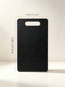 Premium Plastic Cutting Board, Multiple Sizes Available, With Portable Handle, Kitchen Chopping Board, Easy To Clean, Durable, Suitable For Cutting Meat, Vegetables, Fruits, Ideal For Home Cooking, Stylish Design, High-Quality Material, Perfect For Meal Prep Enthusiasts - Black - View 11