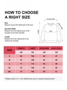 Oversized 240g Pure Cotton Solid Color Sweatshirt, Round Neck Long Sleeve Minimalist Casual Pullover Top For Men - 灰色3 - 查看 2