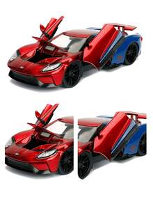 Simba Jada 1:24 Scale 2017 Sports Car Die-Cast Model With Figure, Metal Vehicle Collectible, Display Model - Multicolor - View 3