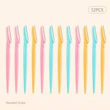 51/41/31/21/12/1pc Colorful Eyebrow Razors For Women, Precise Eyebrow Trimming Knife With Protective Cap, Facial Hair Removal Shaver, Women's Razor, Facial Hair Remover, Makeup Grooming Tool, Portable Travel Beauty Accessory, Pink Blue Yellow Eyebrow Trimming Tool - Upgraded Version - View 9