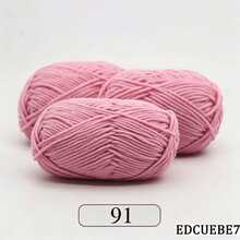 EDCUEBE7 Mixed Color 5-Ply Milk Yarn, Common Colors, Suitable For Crochet - Applicable For Mats, Carpets, Clothes, Scarves And Beginner DIY Projects - 50g Milk Cotton - View 56