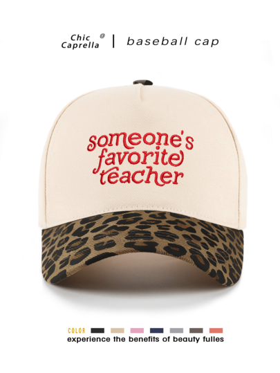 Classic Retro Y2K Embroidered Teacher's Day Original Baseball Cap Trucker Hat, Unisex Men's And Women's Hat, Suitable For All Seasons Spring Summer Autumn Winter, Perfect Gift For Valentine's Day, Bachelor Party, Father's Day, Mother's Day, Teacher's Day, Back To School, Halloween, Bride, Student, Teacher, Essential For Women's Summer Travel Beach Seaside, Women's Beach Hat, Bride Wedding Essential, Women's Accessories In Pink, Black Puerto Rico Casual Headwear Women's Trucker Hat