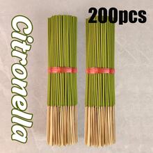 Lemongrass Incense Sticks, Fresh Lemon Herbal Scent, Releases Sweet-Sour Lemon Top Notes + Warm Herbal Base Notes When Burning, Non-Irritating, Non-Cloying, Natural And Comfortable Fragrance, Quickly Dispels Indoor Odors, Fills Space With Freshness, Creates A Refreshing Home Environment. Stable Burning For 30 Minutes, Long-Lasting Fragrance. - Refreshing Lemongrass Incense Sticks - View 13