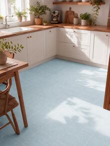 SUPSTICKER Marble Pattern Floor Tile Stickers, Matte PVC, Peel And Stick, 5 Or 15pcs, 15/20/30cm, For Kitchen, Bathroom And Entryway - Marble Pattern - View 8