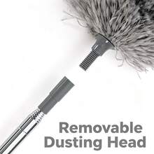 1pc Extendable Detachable Microfiber Ceiling Fan Duster, Home Ceiling Dust Cleaning Tool, Suitable For Walls, Ceiling, Kitchen, Living Room, Bedroom, Hallway Dusting - A - View 7