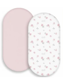 2pcs/Set Sprei Kasur Bayi, Sprei Kasur Bayi Katun Murni, Cocok untuk Bayi Perempuan dan Laki-laki, Perlengkapan Tidur Bayi Netral yang Lembut dan Bernapas - MultiWarna - View 2