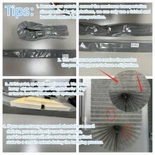 1 Adjustable-Size Pleated Sun Blind – Removable Curtain – Suitable For Bedrooms, Living Rooms, Offices And Other Spaces – Provides Sun Protection In Spring And Summer And Indoor Shading – Minimalist Design, Easy To Trim, Ensures Privacy - Multicolor - View 11