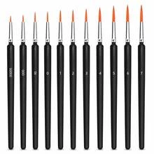 Dom Delfim Miniature Brush Set - 11pcs (Black) - I - View 6