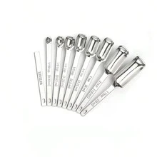 Stainless Steel Measuring Cup And Spoon Set, Measurement Tools For Cooking And Baking - Multicolor - View 17