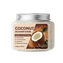 Coconut Face & Body Scrub, Deep Cleansing, Contains Plant Extract Essence, Softens Skin, Exfoliating Cleanser, Unclogs Pores, Cleanses Skin, Hydrates & Moisturizes, Unisex, Suitable For All Skin Types, New Year Gift - Coconut Body Scrub - View 7