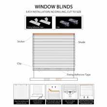 1 Adjustable-Size Pleated Sun Blind – Removable Curtain – Suitable For Bedrooms, Living Rooms, Offices And Other Spaces – Provides Sun Protection In Spring And Summer And Indoor Shading – Minimalist Design, Easy To Trim, Ensures Privacy - Multicolor - View 9