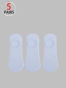 Women's Invisible Socks Suitable For Daily Wear - White - View 7