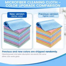 1/5pcs Set, Reusable Fish Scale Cloth, Size 15.74" X 11.81", Premium Microfiber Glass Cleaning Cloth, Quick Dry Polishing Cloth, Scratch-Free Lint-Free Cleaning Rag, Suitable For Glass, Kitchen Windows And Other Surfaces, Essential Home Helper. Christmas, Car Accessories, Kitchen Accessories, Home , Home, Bathroom Accessories, Cleaning, Cleaning Supplies - Multiple Styles - View 3