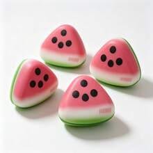 > Watermelon Squeeze Toy, Realistic Slow Rising Fidget Toy, Soft Stress Relief Ball For Anxiety, Cute Desk Decor For Office Home Party, Gift For Teens Adults - Multicolor - View 4