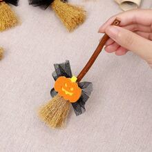 Halloween Party DIY Broom Decor Hanging Ornament - Multicolor - View 5