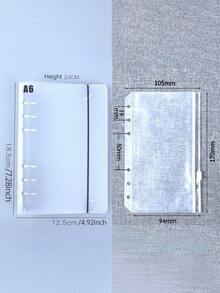 A6 Matte Loose-Leaf Medication Storage Folder With Detachable Zipper Pouch For Home And Travel, Pill And Medicine Board Organizer - View 14