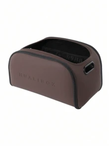 Multifunctional Car Storage Box, Fashionable Large Capacity Passenger Seat Organizer, Multi-Purpose Trunk Organizer, Easy To Clean Car Storage Solution, Car Interior Organizer, Large Opening Water Bottle Storage Box - Trunk Storage - View 15