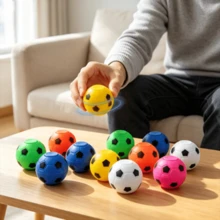 20 Buah Fidget Spinner Berbentuk Bola Sepak, Mainan Pereda Stres Berputar Warna-warni untuk Anak Laki-laki dan Perempuan, Mainan Penghilang Stres yang Menyenangkan, Alat Pelancur Waktu Istirahat di Kelas, Hadiah Kecil Acak Berwarna-warni untuk Pasar Jalanan - MultiWarna - View 2